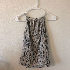 snake print tank